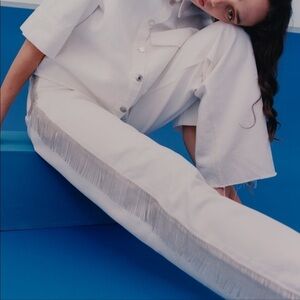 ZARA - BNWT Premium 90's Full Length Embellished Jeans